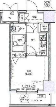 アイル池袋ＮＯＲＴＨ参番館の物件間取画像